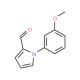 1-(3-Methoxy-phenyl)-1H-pyrrole-2-carbaldehyde - chemical structure image