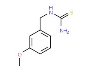 1-(3-Methoxybenzyl)-2-thiourea (CAS 90556-79-9) - chemical structure image