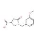 1-(3-Methoxybenzyl)-5-oxopyrrolidine-3-carboxylic acid - chemical structure image