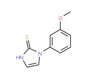 1-(3-methoxyphenyl)-1H-imidazole-2-thiol (CAS 51581-49-8) - chemical structure image