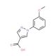 1-(3-Methoxyphenyl)-1H-pyrazole-4-carboxylic acid - chemical structure image