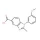 1-(3-Methoxyphenyl)-2-methyl-1H-benzimidazole-5-carboxylic acid - chemical structure image