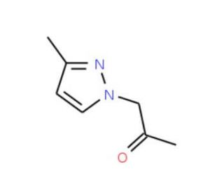 1-(3-Methyl-1H-pyrazol-1-yl)acetone (CAS 925200-30-2) - chemical structure image