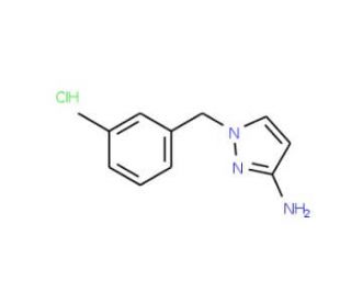 1-(3-Methyl-benzyl)-1H-pyrazol-3-ylamine hydrochloride - chemical structure image