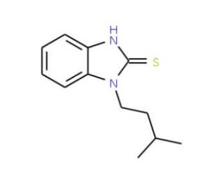 1-(3-Methyl-butyl)-1H-benzoimidazole-2-thiol - chemical structure image