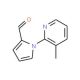 1-(3-Methyl-pyridin-2-yl)-1H-pyrrole-2-carbaldehyde - chemical structure image