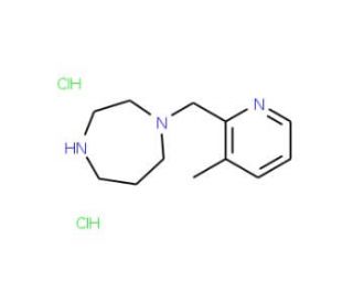 1-(3-Methyl-pyridin-2-ylmethyl)-[1,4]diazepanedihydrochloride - chemical structure image