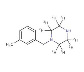 1-(3-Methylbenzyl)piperazine-d8 - chemical structure image