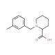 1-(3-methylbenzyl)piperidine-2-carboxylic acid (CAS 1025013-26-6) - chemical structure image