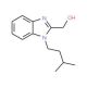 [1-(3-methylbutyl)-1H-1,3-benzodiazol-2-yl]methanol - chemical structure image
