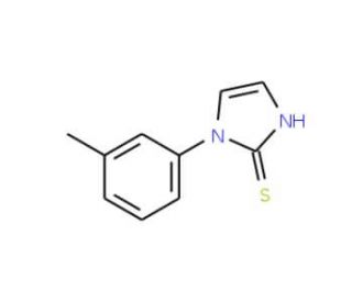 1-(3-methylphenyl)-1H-imidazole-2-thiol (CAS 25372-35-4) - chemical structure image