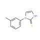 1-(3-methylphenyl)-1H-imidazole-2-thiol (CAS 25372-35-4) - chemical structure image