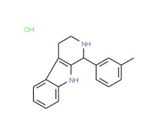 1-(3-Methylphenyl)-2,3,4,9-tetrahydro-1H-beta-carboline hydrochloride - chemical structure image