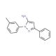 1-(3-methylphenyl)-3-phenyl-1H-pyrazol-5-amine - chemical structure image