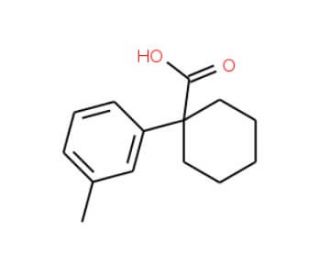 1-(3-methylphenyl)cyclohexane-1-carboxylic acid - chemical structure image