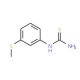 1-[3-(Methylthio)phenyl]-2-thiourea - chemical structure image