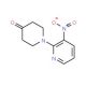 1-(3-Nitro-2-pyridinyl)tetrahydro-4(1H)-pyridinone - chemical structure image