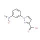 1-(3-nitrophenyl)-1H-pyrazole-3-carboxylic acid - chemical structure image