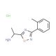 1-(3-o-Tolyl-[1,2,4]oxadiazol-5-yl)-ethylaminehydrochloride - chemical structure image