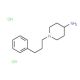 1-(3-phenylpropyl)piperidin-4-amine dihydrochloride - chemical structure image