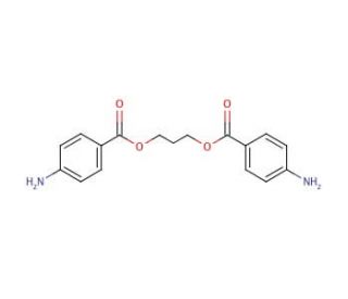 1,3-Propanediol bis(4-aminobenzoate) (CAS 57609-64-0) - chemical structure image