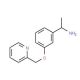 1-[3-(pyridin-2-ylmethoxy)phenyl]ethan-1-amine - chemical structure image