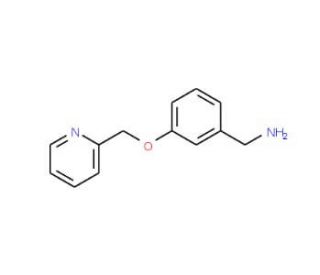 1-[3-(pyridin-2-ylmethoxy)phenyl]methanamine - chemical structure image