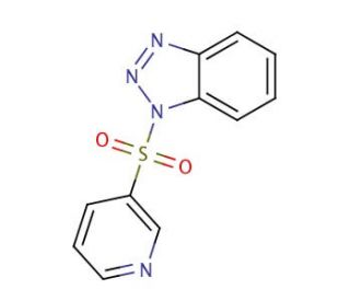 1-(3-Pyridinylsulfonyl)-1H-benzotriazole (CAS 678173-43-8) - chemical structure image
