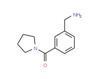 1-[3-(pyrrolidin-1-ylcarbonyl)phenyl]methanamine - chemical structure image