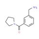1-[3-(pyrrolidin-1-ylcarbonyl)phenyl]methanamine - chemical structure image