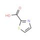 1,3-Thiazole-2-carboxylic acid (CAS 14190-59-1) - chemical structure image