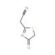 1,3-Thiazolin-4-one-2-acetonitrile (CAS 74246-64-3) - chemical structure image