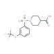 1-{[3-(trifluoromethoxy)phenyl]sulfonyl}piperidine-4-carboxylic acid (CAS 949791-66-6) - chemical structure image