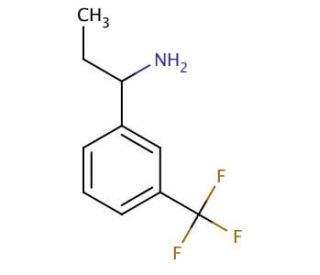 1-[3-(Trifluoromethyl)phenyl]propan-1-amine (CAS 473732-59-1) - chemical structure image