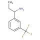 1-[3-(Trifluoromethyl)phenyl]propan-1-amine (CAS 473732-59-1) - chemical structure image