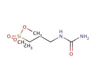 1-[3-(Trimethoxysilyl)propyl]urea (CAS 23843-64-3) - chemical structure image