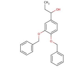 1-(3&prime;,4&prime;-Dibenzyloxyphenyl)-1-propanol (CAS 157701-80-9) - chemical structure image