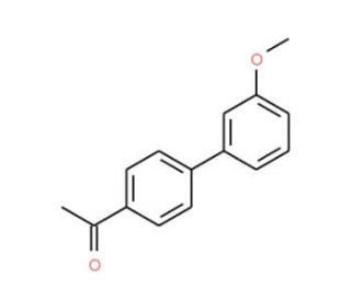 1-(3&prime;-Methoxy[1,1&prime;-biphenyl]-4-yl)ethanone (CAS 76650-30-1) - chemical structure image