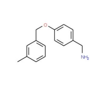 1-{4-[(3-methylbenzyl)oxy]phenyl}methanamine - chemical structure image