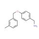 1-{4-[(3-methylbenzyl)oxy]phenyl}methanamine - chemical structure image