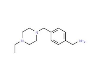 1-{4-[(4-ethylpiperazin-1-yl)methyl]phenyl}methanamine (CAS 914349-67-0) - chemical structure image