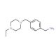 1-{4-[(4-ethylpiperazin-1-yl)methyl]phenyl}methanamine (CAS 914349-67-0) - chemical structure image
