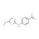 1-{4-[(5-ethyl-4,5-dihydro-1,3-thiazol-2-yl)amino]phenyl}ethanone - chemical structure image