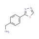 1-[4-(1,3,4-oxadiazol-2-yl)phenyl]methanamine - chemical structure image