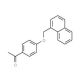 1-[4-(1-Naphthylmethoxy)phenyl]-1-ethanone - chemical structure image
