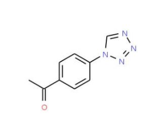 1-[4-(1H-1,2,3,4-tetrazol-1-yl)phenyl]ethan-1-one - chemical structure image