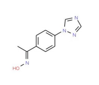 1-[4-(1H-1,2,4-triazol-1-yl)phenyl]ethanone oxime - chemical structure image