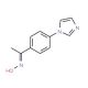 1-[4-(1H-imidazol-1-yl)phenyl]ethanone oxime - chemical structure image