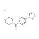 1-[4-(1H-tetrazol-1-yl)benzoyl]piperazine hydrochloride (CAS 1170474-58-4) - chemical structure image