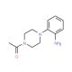 1-[4-(2-Amino-phenyl)-piperazin-1-yl]-ethanone (CAS 91646-45-6) - chemical structure image